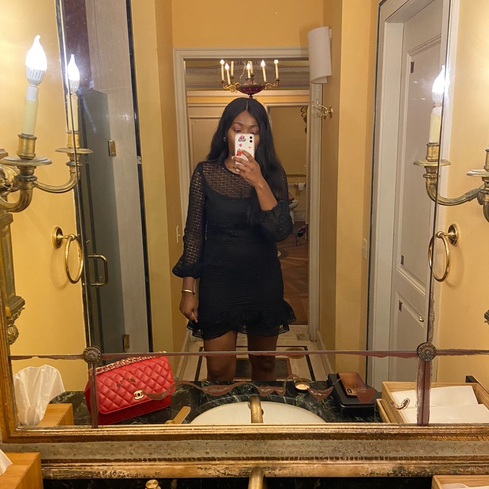 Bardot Mini black dress